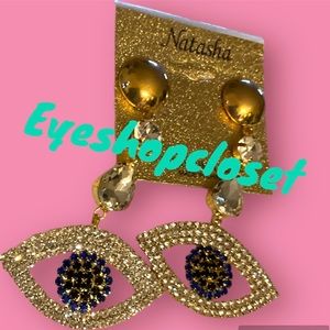 Natasha crystal new without tag’s earrings